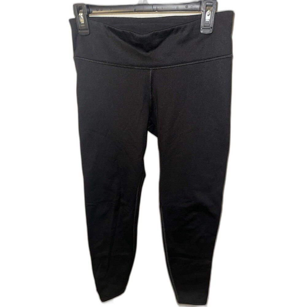 Athleta Black High-Rise Leggings – Size M